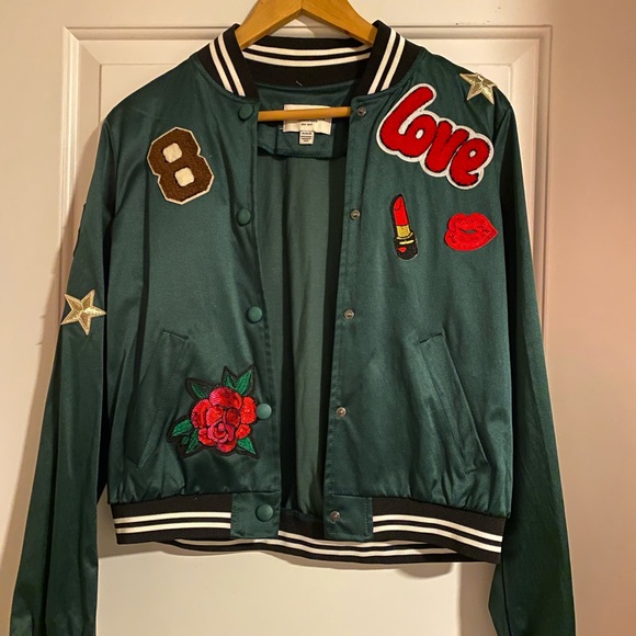 American Eagle women’s bomber jacket, M - Picture 3 of 4